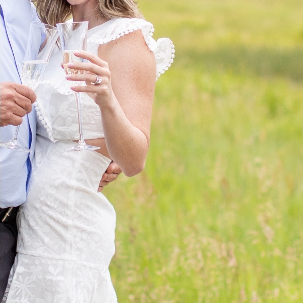 Perfect White Engagement Dress!!